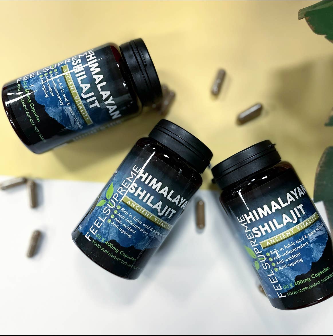 Feel Supreme - Himalaya Shilajit kapslar | 80+ mineraler